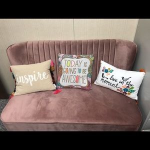 Inspire, Awesome, Live in the Moment Pillow Bundle